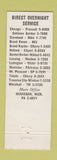 Matchbook Cover - Wolverine Trucking Muskegon MI