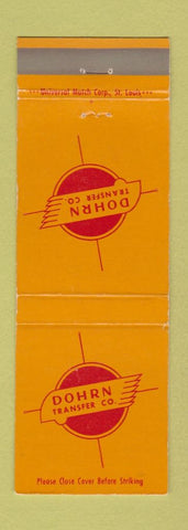 Matchbook Cover - Dohrn Transfer Trucking Rock Island IL