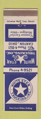 Matchbook Cover - White Star Trucking Canton OH