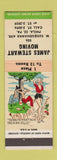 Matchbook Cover - James Stewart Moving Philadelphia PA Hillbilly