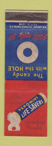 Matchbook Cover - Life Savers Peppermint WEAR