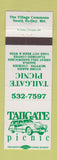 Matchbook Cover - Tailgate Picnic South Hadley MA