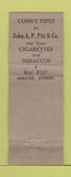 Matchbook Cover - International One Design Bermuda Easter Lilies