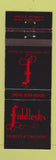 Matchbook Cover - Fiddlestix Restaurant Ocala FL