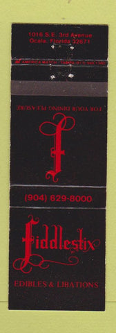 Matchbook Cover - Fiddlestix Restaurant Ocala FL