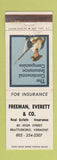 Matchbook Cover - Freeman Everett Real Estate Insurance Brattleboro VT