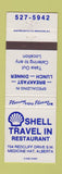 Matchbook Cover - Shell Travel In oil gas Medicine Hat AB