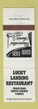 Matchbook Cover - Lucky Landing Restaurant Bonita Springs FL
