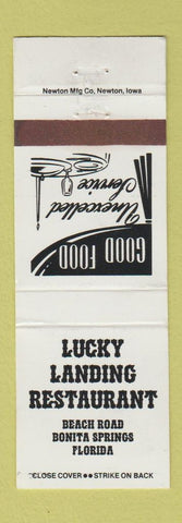 Matchbook Cover - Lucky Landing Restaurant Bonita Springs FL