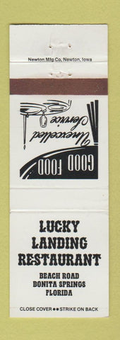 Matchbook Cover - Lucky Landing Restaurant Bonita Springs FL