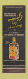 Matchbook Cover - Gordon's Dry Gin Linden NJ