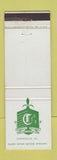 Matchbook Cover - Chantilly National Golf Country Club Centreville VA
