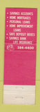 Matchbook Cover - Nonotuck Savings Bank Northampton MA WEAR