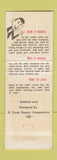 Matchbook Cover - Franklin County School Employees Credit Union Greenfield MA
