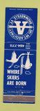 Matchbook Cover - Mount Ascutney Brownsville VT skiing