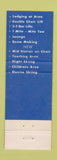 Matchbook Cover - Mount Ascutney Brownsville VT skiing