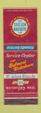 Matchbook Cover - Mount Auburn Motors Watertown MA Chevrolet