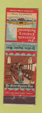 Matchbook Cover - Sixteenth Century Restaurant Fitchburg MA Federal WEAR