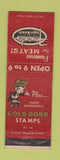 Matchbook Cover - Fernandes Grocery Gold Bond Stamps