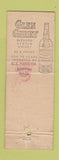 Matchbook Cover - Red Label Bourbon Amherst MA Glen Garry WEAR