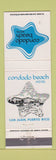 Matchbook Cover - Condado Beach Hotel San Juan Puerto Rico