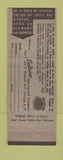 Matchbook Cover - Beltone Hearing Aid girlie