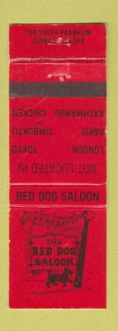 Matchbook Cover - Red Dog Saloon Juneau AK WEAR