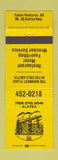 Matchbook Cover - Yukon River Bridge Yukon Ventures AK
