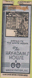 Matchbook Cover - Hay Adams House Washington DC WORN BOBTAIL