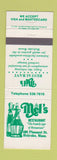 Matchbook Cover - Mel's Restaurant Holyoke MA