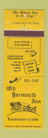 Matchbook Cover - Old Yarmouth Inn Yarmouthport MA