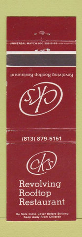 Matchbook Cover - Revolving Rooftop Restaurant
