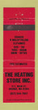 Matchbook Cover - Heating Store Orange MA