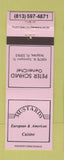 Matchbook Cover - Mustards Restaurant Naples FL
