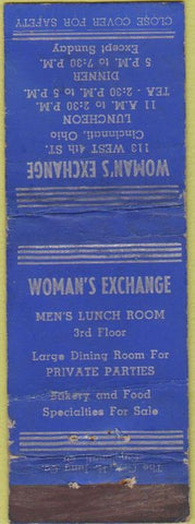 Matchbook Cover - Woman's Exchange Cincinnati OH WEAR