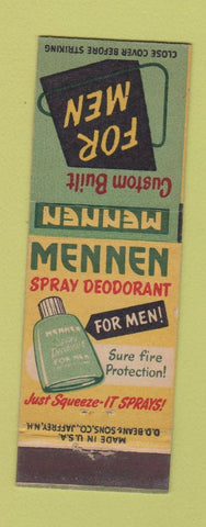 Matchbook Cover - Mennen Spray Deodorant