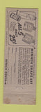 Matchbook Cover - Mennen Spray Deodorant