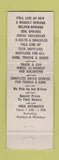 Matchbook Cover - Troy Spring Works Troy NY WEAR