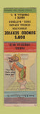Matchbook Cover - Don's Sunoco oil gas Unadilla NY hillbilly WEAR