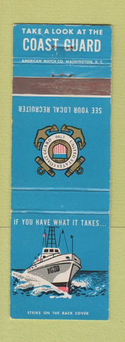 Matchbook Cover - US Coast Guard WEAR