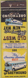 Matchbook Cover - Greyhound Busses