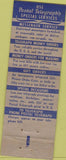 Matchbook Cover - Greyhound Busses