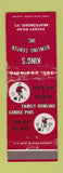 Matchbook Cover - King's Bowling Center Brattleboro VT bowling WORN