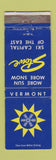 Matchbook Cover - Stowe VT Skiing WEAR