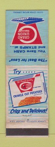 Matchbook Cover - Grand Union Grocery French Fries WEAR