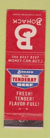 Matchbook Cover - Bohack Beef Grocery