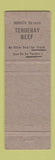 Matchbook Cover - Bohack Beef Grocery