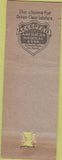 Matchbook Cover - Miller Bros Restaurant Baltimore MD WEAR