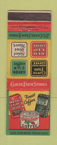 Matchbook Cover - Clover Farm Stores Coffee
