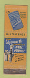 Matchbook Cover - Edgeworth Pipe Tobacco WEAR